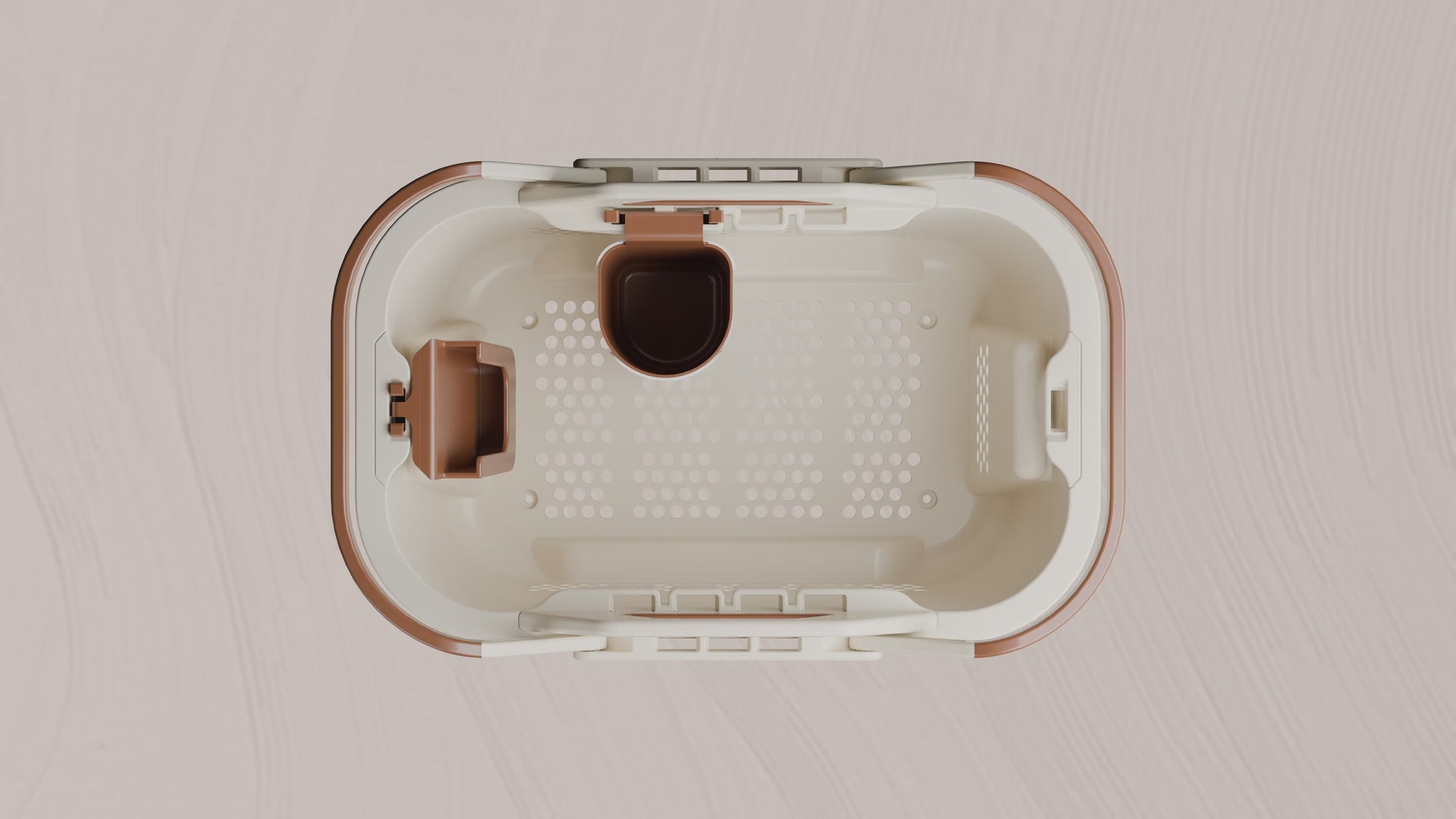 a video slideshow plays of the basket in a variety of colors and configurations.