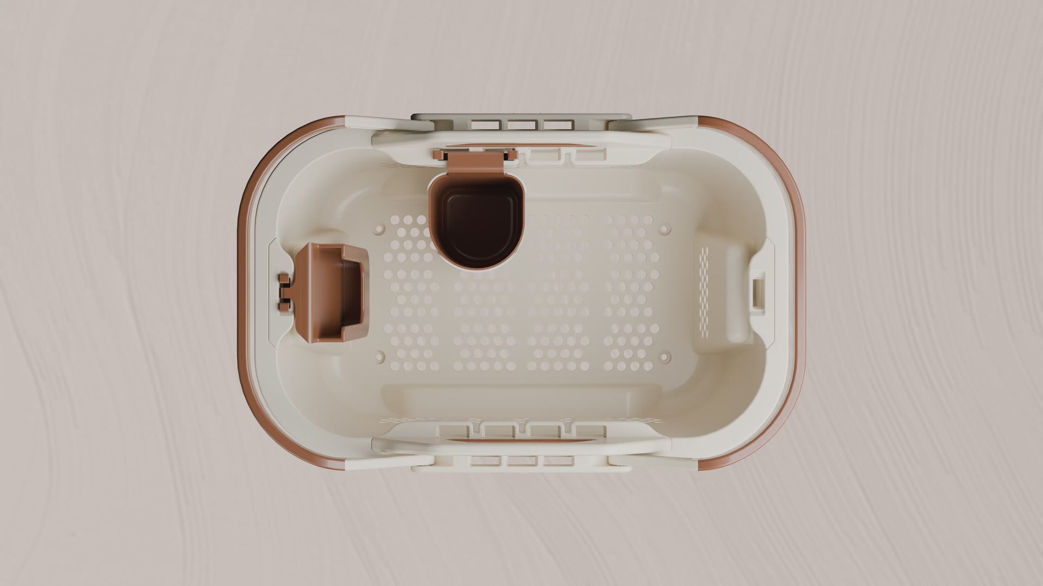 a video slideshow plays of the basket in a variety of colors and configurations.